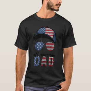 T-shirt Tous les Américains Papa Bonne Fête des pères 4 ju