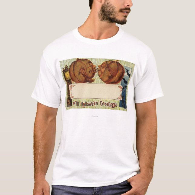 T-shirt Tous les baisers de Halloween GreetingsPumpkins (Devant)