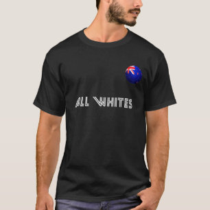 T-shirt Tous les blancs - le football de la Nouvelle