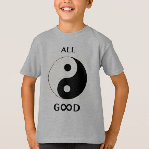 T-shirt Tous les bon/Dieu (avant), emoji-art d'empreinte