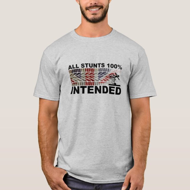 T-shirt Tous les cascades ont prévu le vélo de recyclage (Devant)