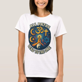 T-shirt "Tous les chemins mènent à l'un" - Unité interconf