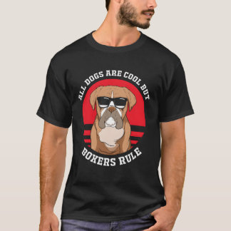 T-shirt Tous Les Chiens Sont Cool Mais Les Boers Régissent