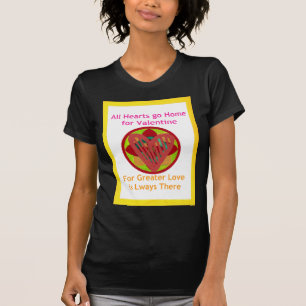 T-shirt Tous les coeurs rentrent à la maison pour l'art Va