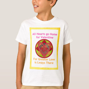 T-shirt Tous les coeurs rentrent à la maison pour l'art Va