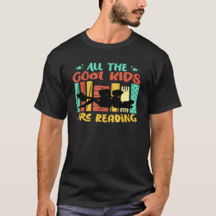 T-shirt Tous Les Enfants Cool Lisent Le Livre De Coucher D
