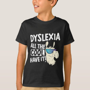 T-shirt Tous Les Enfants Cool Ont Il Dyslexie Sensibilisat