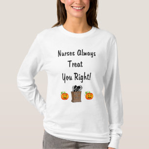 T-shirt Tous les festins de Halloween pour des infirmière