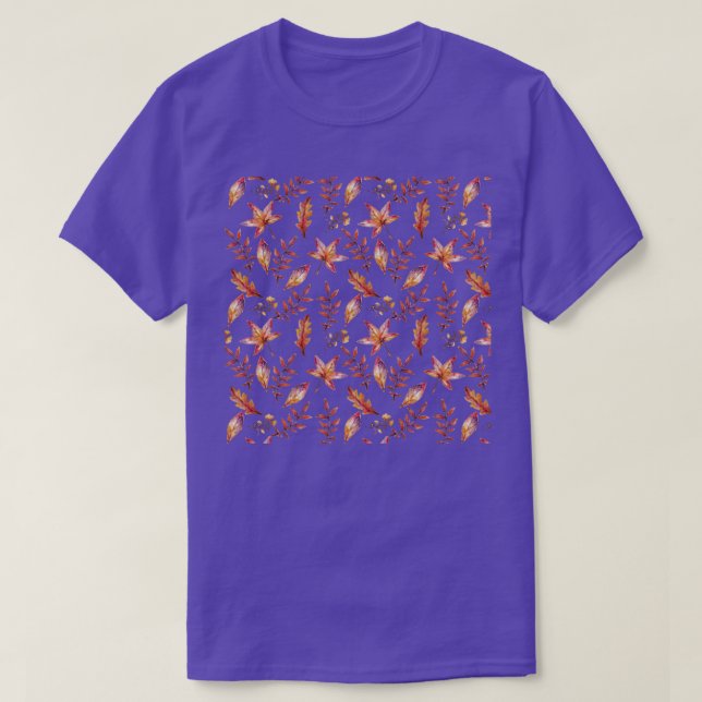 T-shirt Tous Les Feuilles Sont Brown Automne Motif Automne (Design devant)