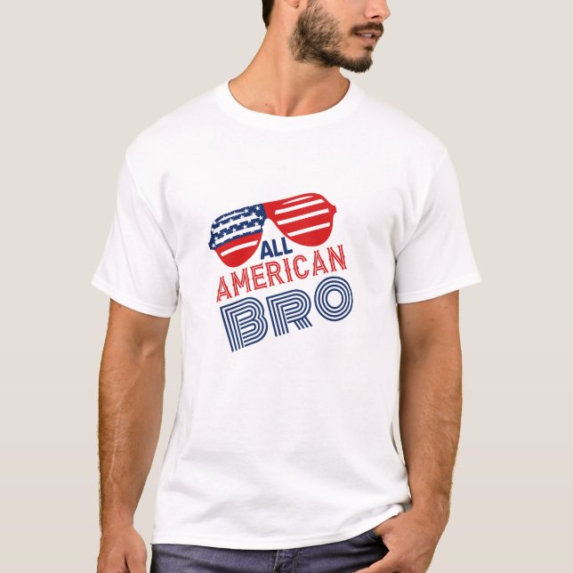 T-shirt Tous les feux d'artifice américains 4 juillet (Devant)