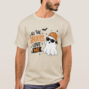 T-shirt Tous les goules m'aiment – Fantôme drôle d'Hallowe