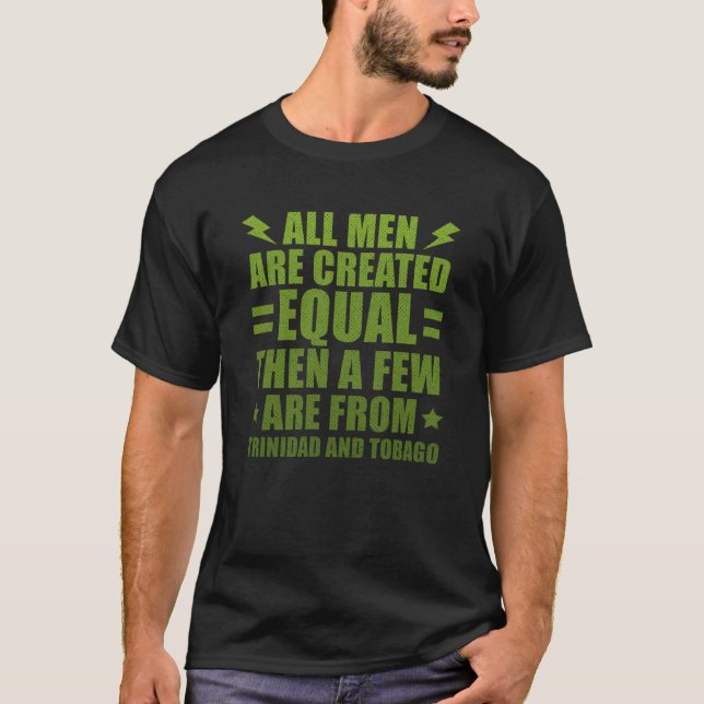 T-shirt Tous les hommes sont créés égaux Humour philippin  (Devant)