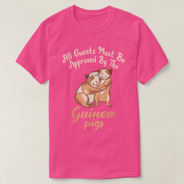 T-shirt Tous les invités doivent être approuvés par le Coc (Design devant)