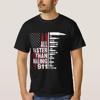 T-shirt Tous Les Jeu Drapeau Américain Plus Rapide Que Le 