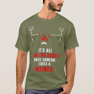 T-shirt Tous Les Jeux Amusants Jusqu'À Ce Que Quelqu'Un Pe