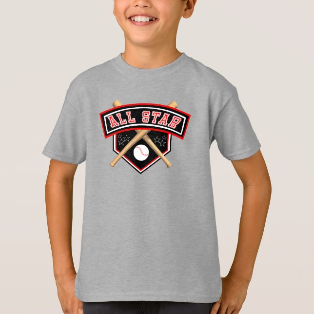 T-shirt Tous les joueurs de baseball Star (Devant)