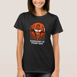 T-shirt Tous Les Jours C'Est Pompe Jour Entraînement Salle
