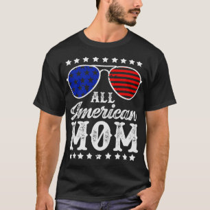 T-shirt Tous les lunettes de soleil américains MOM US pour