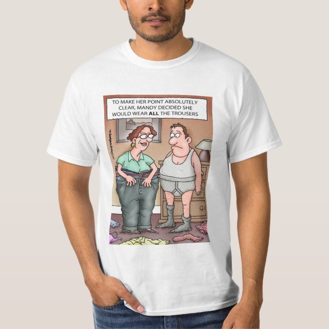 T-shirt Tous les pantalons (Devant)