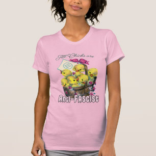 T-shirt Tous les poussins sont anti-fascistes