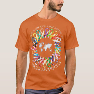 T-shirt Tous les problèmes de cancer, la sensibilisation C