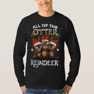 T-shirt Tous les rennes de Otter Noël drôle mignonne