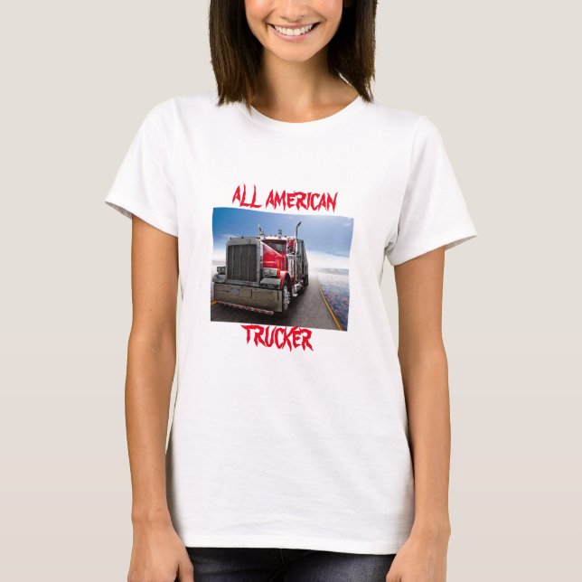 T-shirt Tous les Trucker américains (Devant)