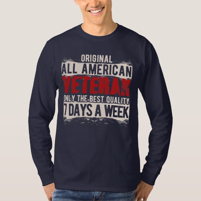 T-shirt Tous les vétérans américains (Devant)