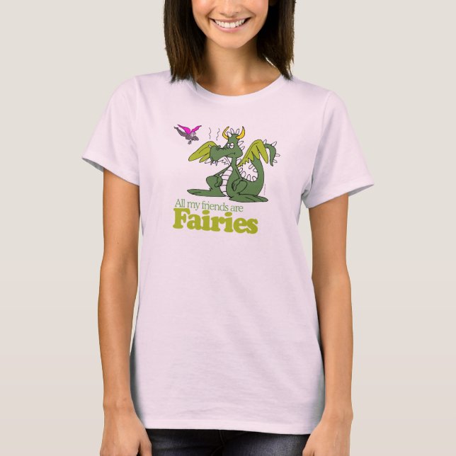 T-shirt Tous mes amis sont des fées (Devant)