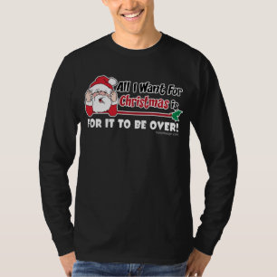 T-shirt Tous que je veux pour la conception drôle de Noël