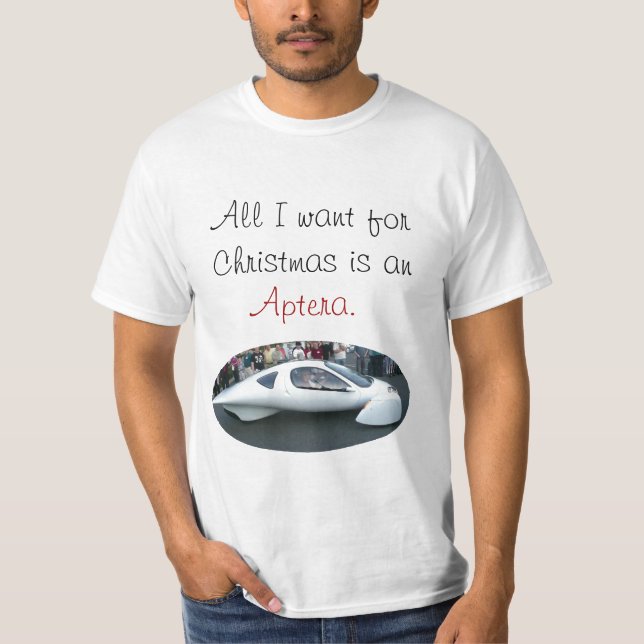 T-shirt Tous que je veux pour Noël ..... (Devant)