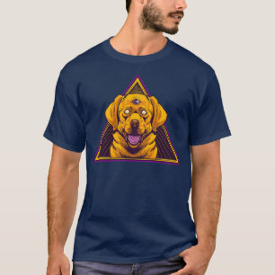 T-shirt Tous Voir Chien Oeil Illuminé Troisième Doggo Oeil