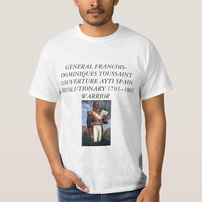 T-SHIRT TOUSSAINT LOUVERTURE AYTI RÉVOLUTION (Devant)