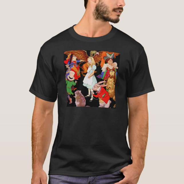 T-SHIRT TOUT À PROPOS D'ALICE EN WONDERLAND (Devant)