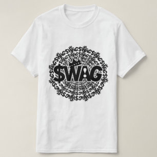 T-shirt Tout autour du roi du swag