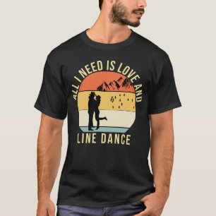 T-shirt Tout ce dont j'ai besoin, c'est de l'amour et de l