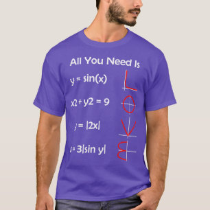 T-shirt Tout Ce Dont Vous Avez Besoin, C'Est D'AIMER Les M