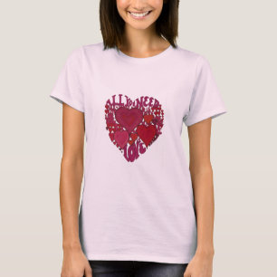 T-shirt Tout Ce Dont Vous Avez Besoin, C'Est Un Coeur Amou