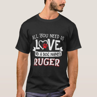 T-shirt Tout ce dont vous avez besoin est l'amour et le ch
