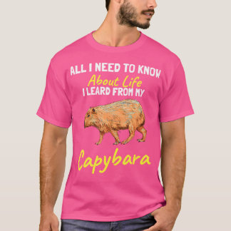T-shirt Tout Ce Que J'Ai Besoin D'Apprendre Sur La Vie Que