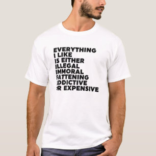T-shirt Tout ce que j'aime