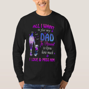 T-shirt Tout Ce Que Je Veux, C'Est Pour Mon Père Au Ciel Q