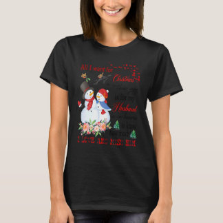 T-shirt Tout ce que je veux c'est que mon mari au ciel sac