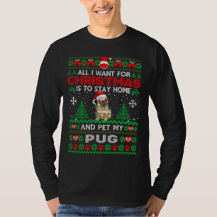 T-shirt Tout Ce Que Je Veux, C'Est Rester À La Maison Et P