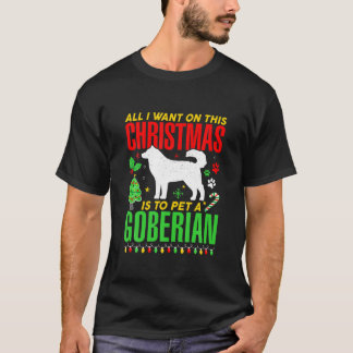 T-shirt Tout Ce Que Je Veux Pour Ce Noël, C'Est Pet Un GOB
