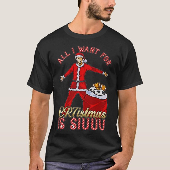 T-shirt Tout Ce Que Je Veux Pour Noël C'Est Un Sweatshirt  (Devant)