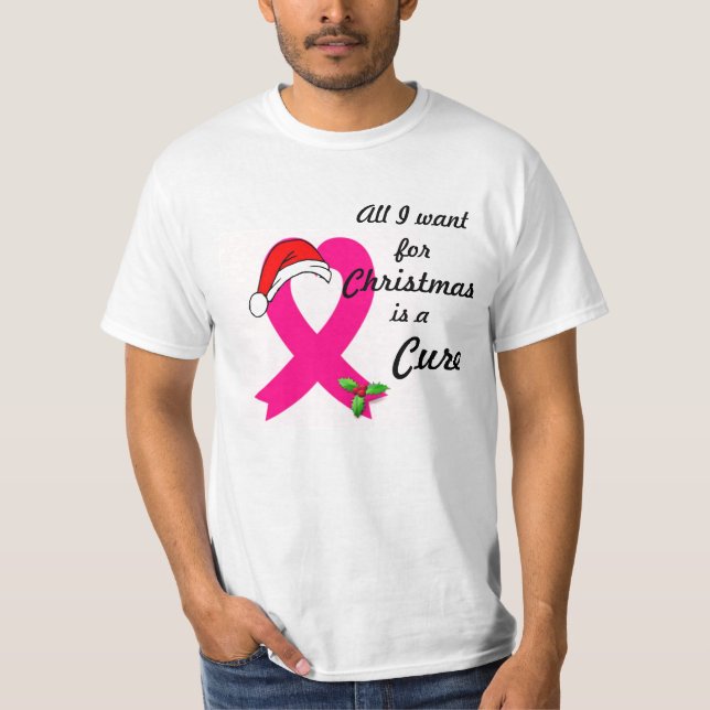 T-shirt Tout ce que je veux pour Noël, c'est une manchette (Devant)