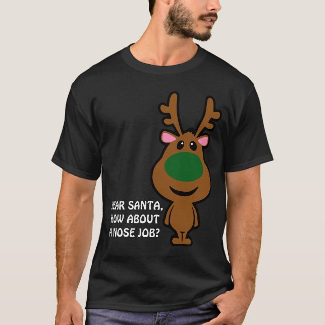 T-shirt Tout ce que je veux pour Noël est chirurgie plasti (Devant)