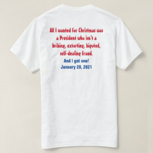 T-shirt Tout ce que je voulais pour Noël était un nouveau 