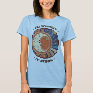 T-shirt Tout ce qui est à l'extérieur est à l'intérieur Ma